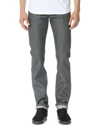 Naked & Famous Denim Naked Famous Weird Guy Grey Selvedge Jeans
