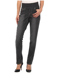 Jag Jeans Petite Petite Townsend Pull On Straight In Thunder Grey