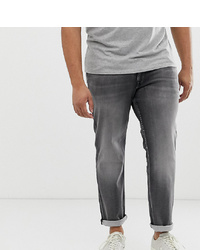 Jack & Jones Plus Size Slim Fit Jean In Grey