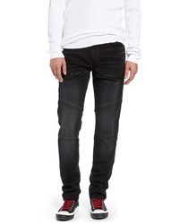 True Religion Brand Jeans Rocco Skinny Fit Moto Jeans