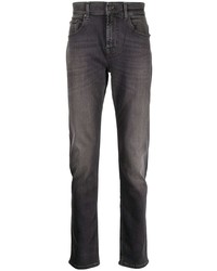 7 For All Mankind Skinny Cut Washed Jeans