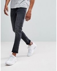 New Look Skinny Fit Jeans In Washed Black