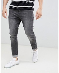Esprit Slim Fit Tapered Jeans In Grey Wash