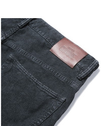 Incotex Slim Fit Textured Stretch Cotton Jeans