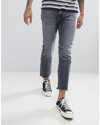 Lee Slim Rider Jeans With Fray Hem