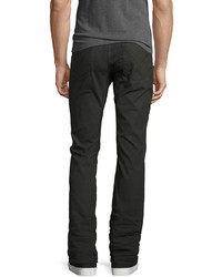 John Varvatos Star Usa Bowery Slim Fit Denim Jeans Charcoal
