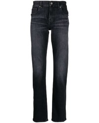 7 For All Mankind Stonewashed Straight Leg Jeans