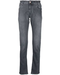 Jacob Cohen Stonewashed Straight Leg Trousers