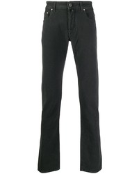 Jacob Cohen Straight Leg Jeans With Pocket Square