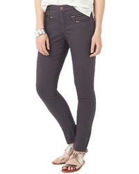 Phase Eight Victoria Zip Skinny Jeans In Charcoal