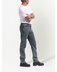 Karl Lagerfeld X Cara Delevingne Logo Patch Straight Leg Jeans