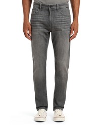 Mavi Jeans Zach Stretch Straight Leg Jeans In Mid Grey Feather Blue At Nordstrom
