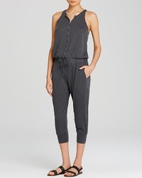 Stateside Jumpsuit Button Front Cropped
