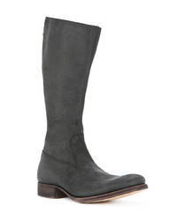 Charcoal Knee High Boots