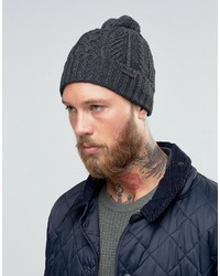 Ted Baker Beanie Hat In Cable Knit