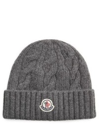 Moncler Cable Knit Wool Beanie