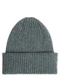 Paul Smith Shoes Accessories Ribbed Knit Cashmere Beanie Hat