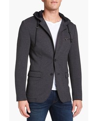 Threads for Thought Jersey Knit Hooded Blazer
