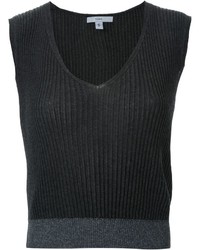 Tome Ribbed V Neck Knitted Top