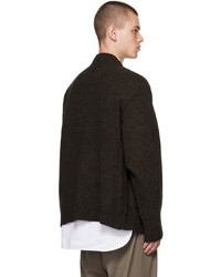 meanswhile Brown Double Breasted Cardigan