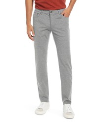 Brax Chuck Stretch Knit Five Pocket Pants In Silver At Nordstrom