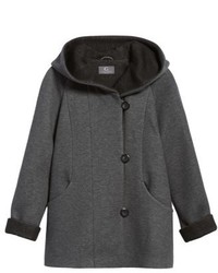 Gallery Hooded Double Face Knit Coat