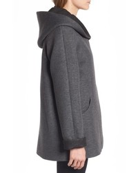 Gallery Hooded Double Face Knit Coat
