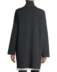 Eileen Fisher Recycled Cashmere Blend Double Knit Coat