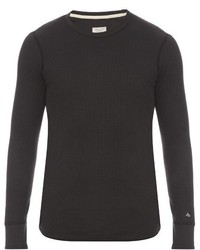 Charcoal Knit Crew-neck Sweater