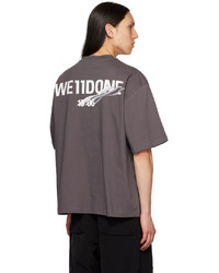 We11done Gray Wave T Shirt