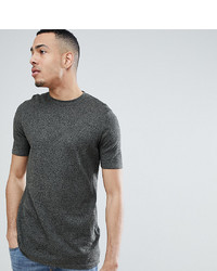 ASOS DESIGN Tall Knitted T Shirt In Khaki Twist