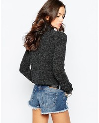 Only Cropped Knitted Sweater