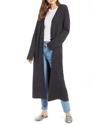 Something Navy Textured Knit Duster