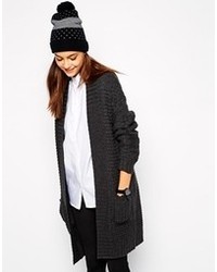 Only Chunky Knit Long Line Cardigan