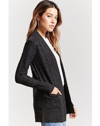 Forever 21 Marled Knit Open Front Cardigan