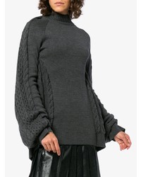 Y/Project Y Project Long Sleeve High Neck Wool Blend Jumper