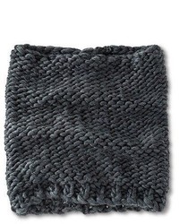 Merona Chunky Knit Infinity Neck Warmer Charcoal Heather Grey