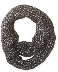 La Fiorentina Geometric Knit With Sequins Eternity Muffler