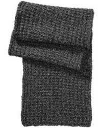 Hugo Boss Zrandon Wool Melange Scarf One Size Grey