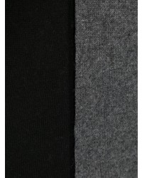 Moschino Intarsia Knit Logo Scarf