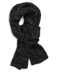 Frye Marled Cable Muffler In Black At Nordstrom