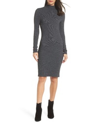 French Connection Petra Textured Rib Body Con Dress