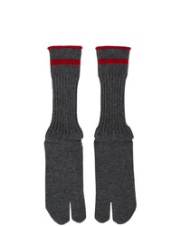 Charcoal Knit Socks