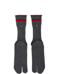 Maison Margiela Grey Knit Socks