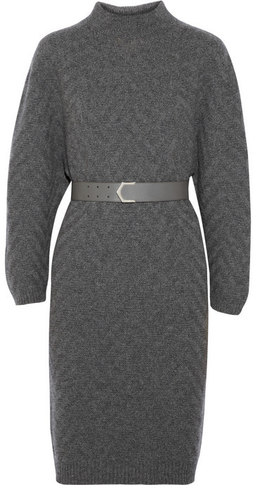 Dresses  Womens FENDI Dove grey knit dress » Le Cheile