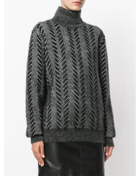 Saint Laurent Knitted Turtle Neck Sweater