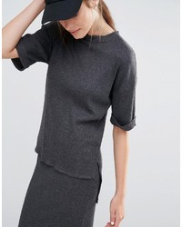 Daisy Street Lightweight Knitted T Shirt Co Ord