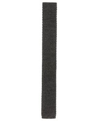 Hugo Boss Tie 5 Cm Skinny Italian Silk Pique Knit Tie One Sizeblue