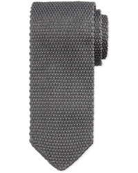 Tom Ford Textured Knit Tie Gray