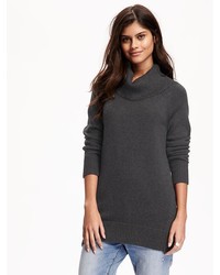 Old Navy Hi Lo Turtleneck Tunic Pullover For